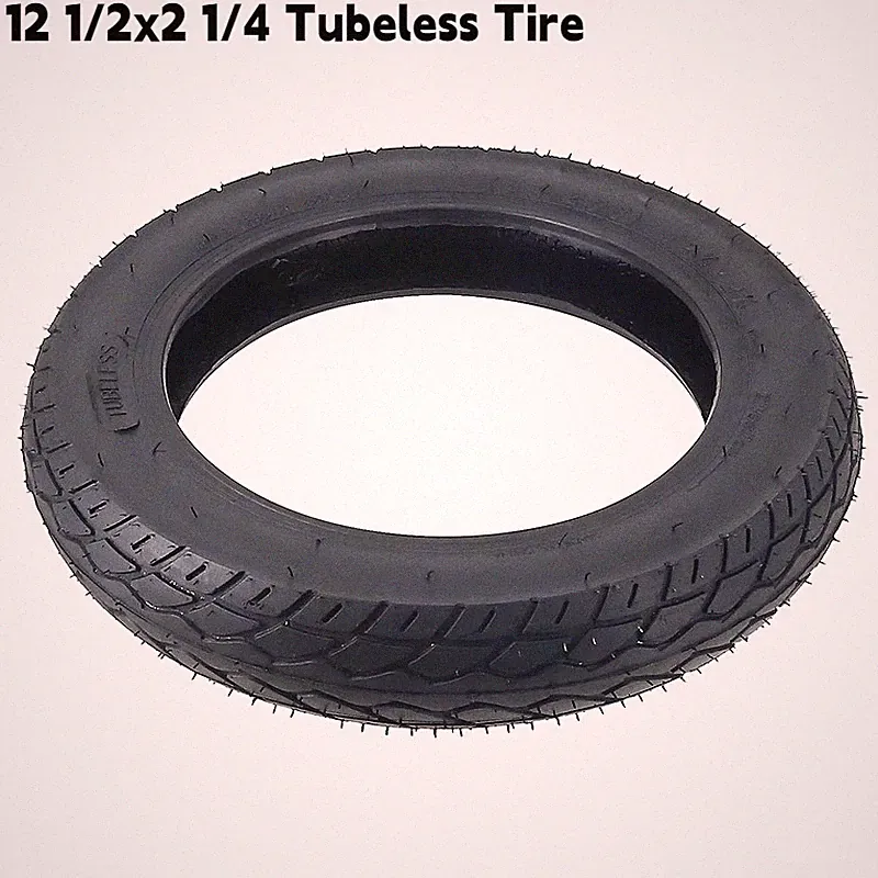12 Inch Tubeless Tire 12 1/2x2 1/4 57-203 Fits Electric Bicycle Folding E-Bike