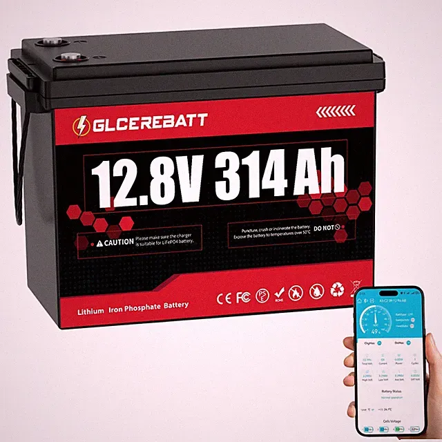 12V 300Ah (314Ah) LiFePO4 Battery 200A BMS 15000+ Cycle For RVs Camping Off-grid
