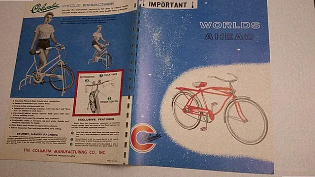 1961 PAPER AD 12 PG Columbia Bicycle Fire-Arrow Deluxe Jet Rider Firebolt Tandem
