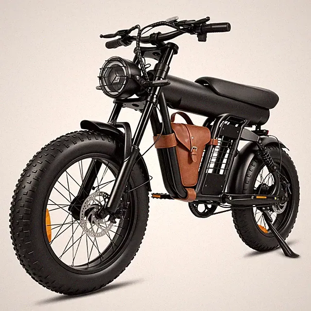 20in Fat Tire 1200W Motor 20MPH Electric Bike for Adult Off-road Mountain Ebike