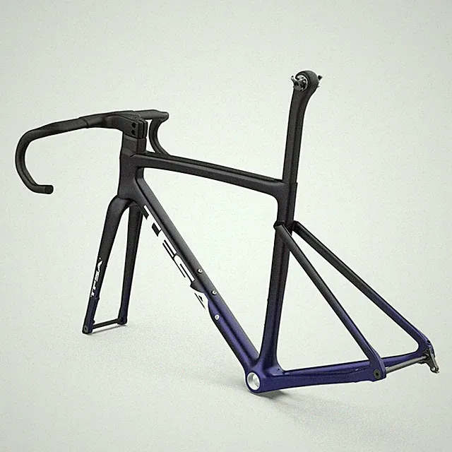 700C Carbon Fiber Road Bike Frame Thru Axles 142*12mm City Bicycle Frameset