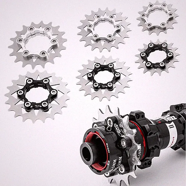 Bicycle Single Speed Conversion Kit Cassette Cog Gear Alloy Spacer Set Road MTB