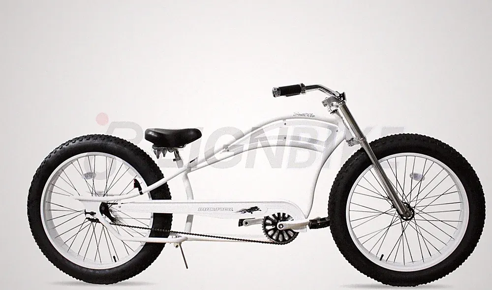 🔥Fat Tire 26" x 4 Chopper Style Stretch Beach Cruiser Bicycle Coaster brake 🔥