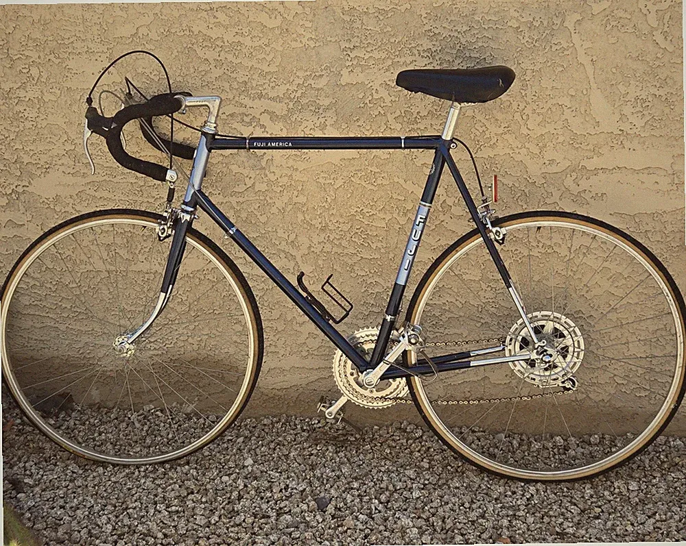 Fuji America Road Bike 700C 54cm 12-Speed Drop Bar Caliper Blue/Silver 1983
