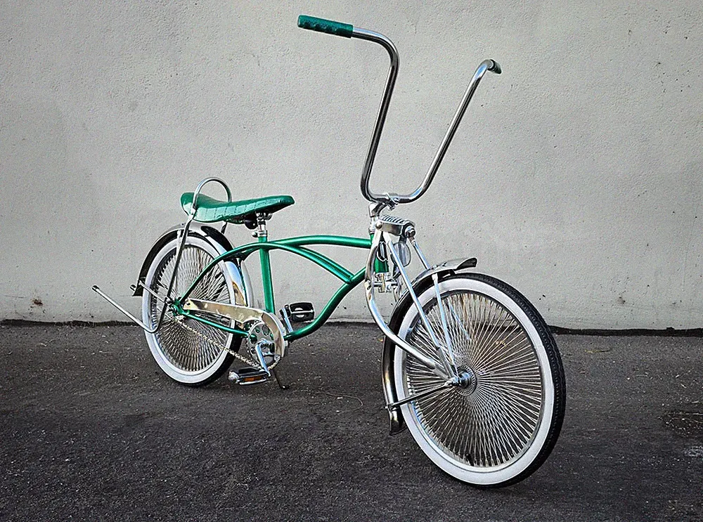 Green 20" Cruiser Lowrider Bike 144 Spokes Coaster Brake New