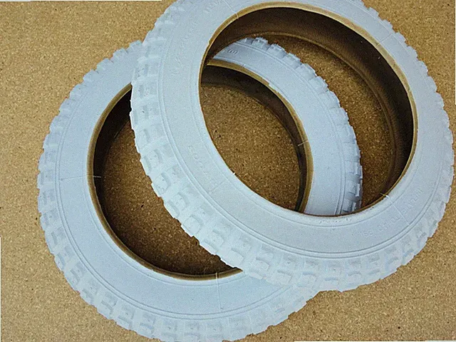 New 12" Bike Bicycle Scooter Stroller Tires 12 1/2 x 2 1/4 WHITE BMX 12 x 2.125