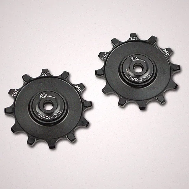 OMNI Racer RACE-Lite Ti Ceramic Derailleur Pulley Set for Shimamo/Sram 11/12 S