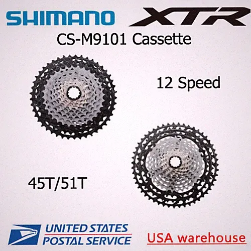 Shimano XTR CS-M9101 12 Speed Hyperglide+ Cassette MTB CS-M9100