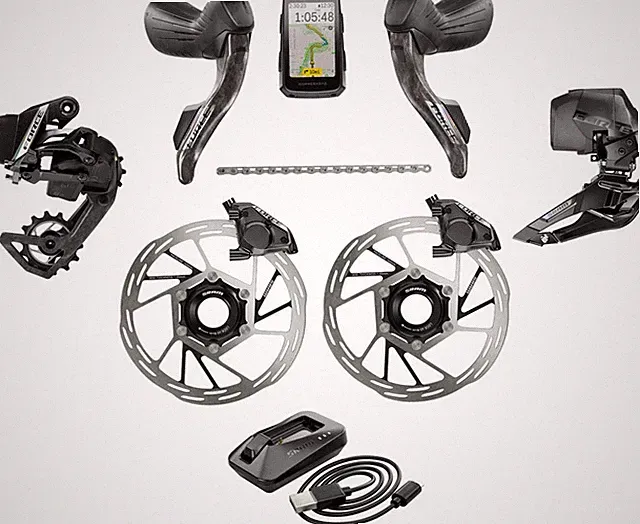 SRAM Force eTap AXS Road Groupset 2x12-Speed, E1, Hammerhead Karoo 3