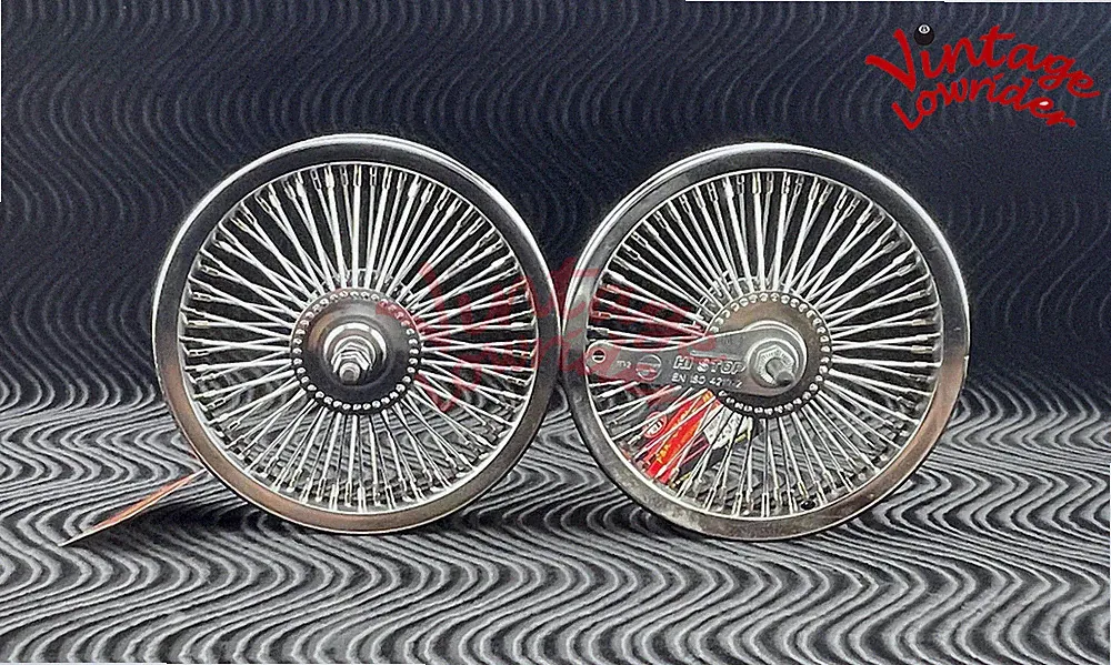 VINTAGE LOWRIDER 12" Bicycle Wheel 72 Spoke Front OR Coaster Cruiser Lowrider.