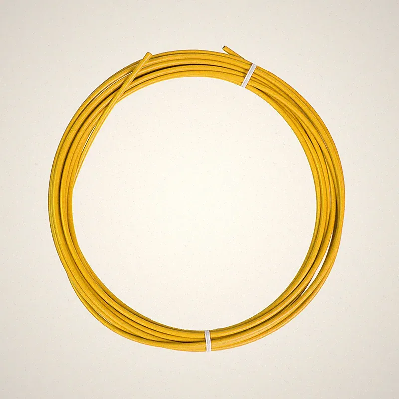 YELLOW SIS BICYCLE BIKE SHIFT SHIFTER GEAR CABLE HOUSING 12 FOOT ROLL 4mm